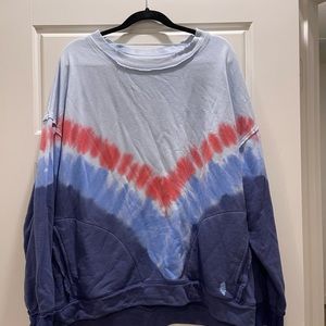 Free People tie-dye sweatshirt